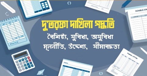 দুতরফা দাখিলা পদ্ধতির বৈশিষ্ট্য, সুবিধা ও অসুবিধা